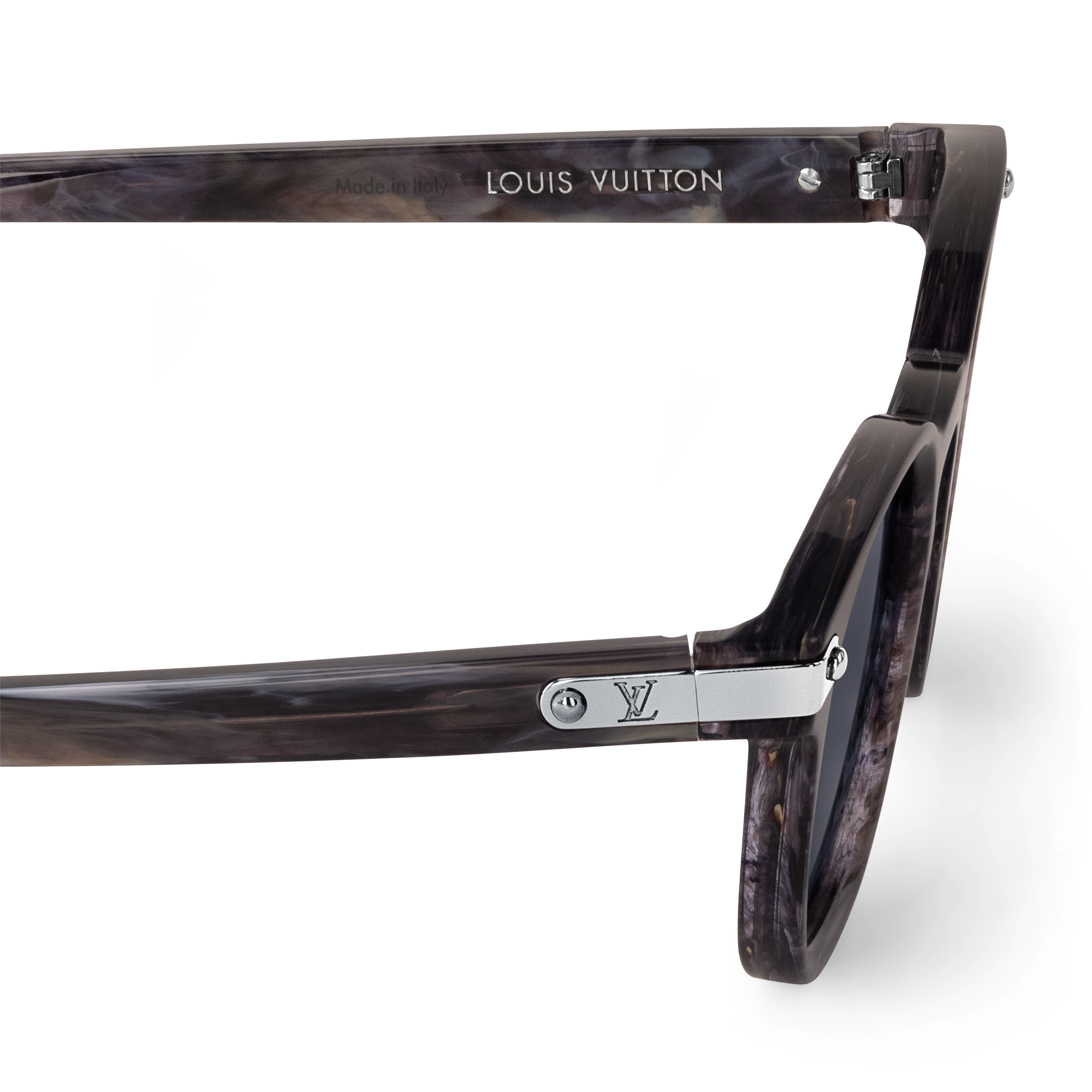 Mắt Kính Dáng Vuông Bo Tròn LV Signature . in Đồ Nam