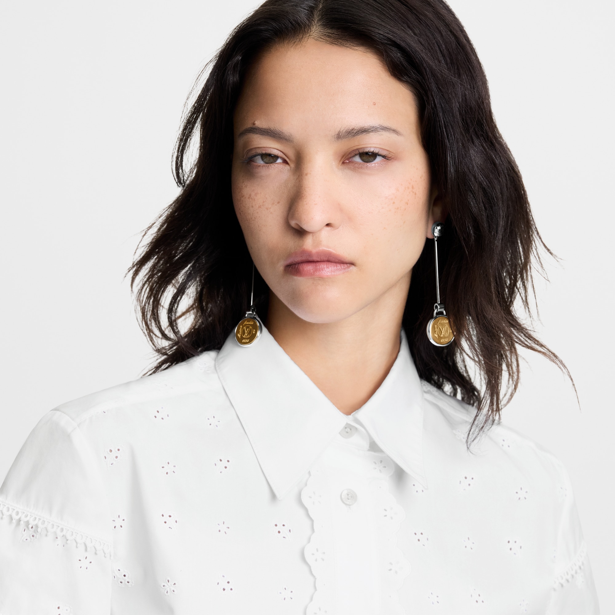 Khuyên Tai LV Signet . in Đồ Nữ