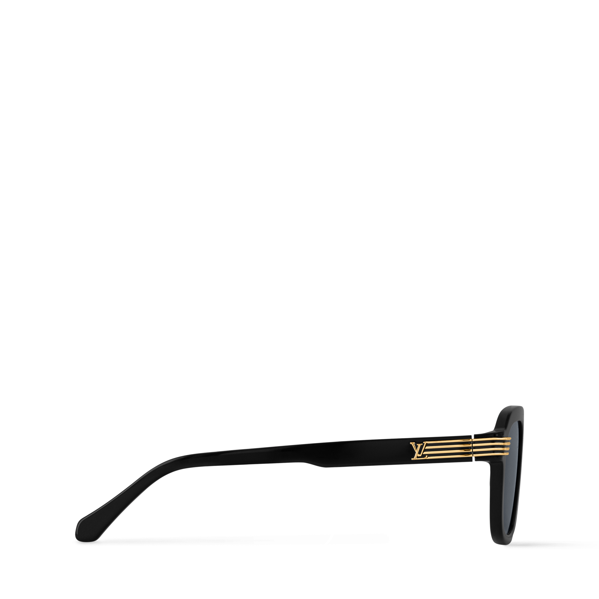 Mắt Kính Dáng Vuông Bo Tròn LV Slide . in Đồ Nam