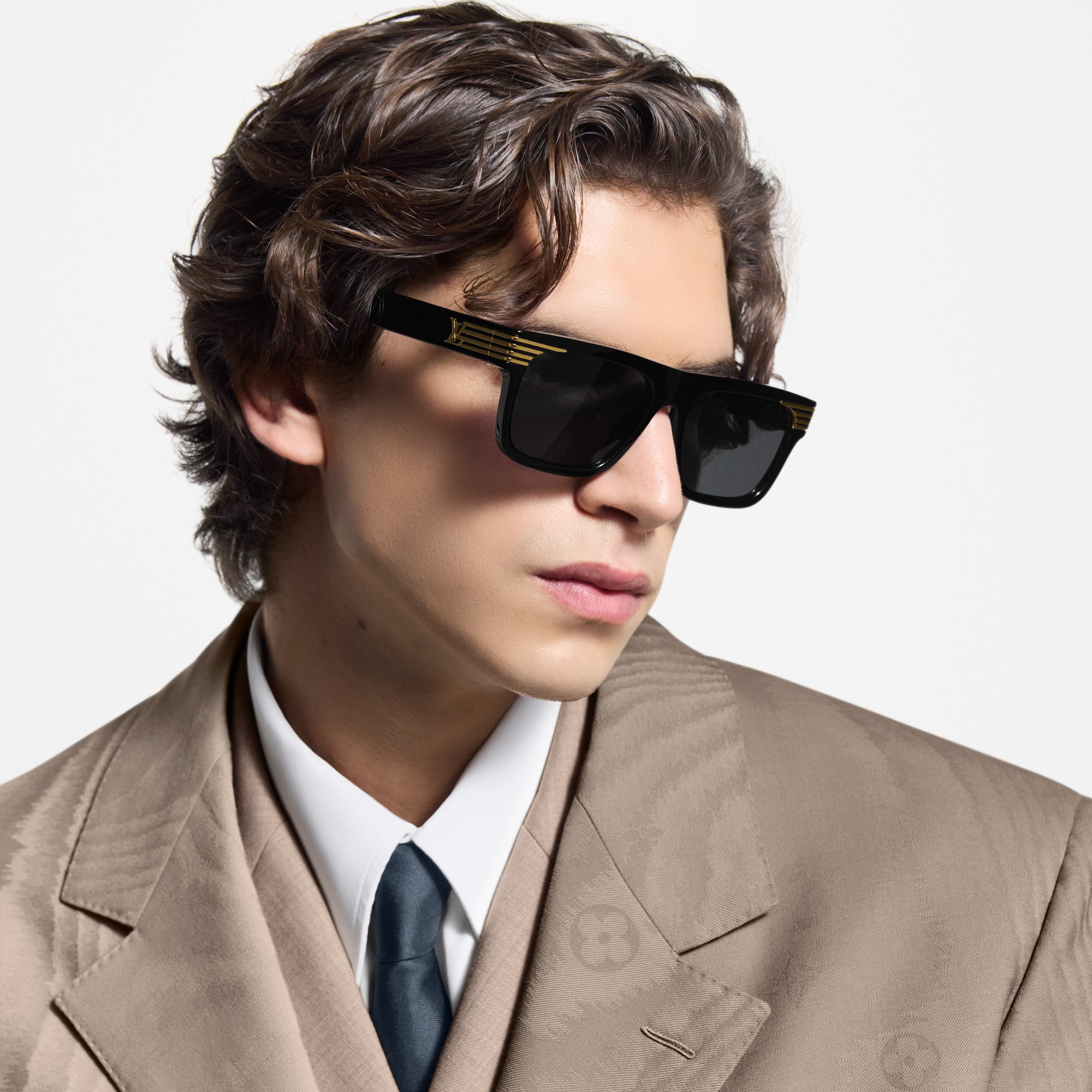 Mắt Kính Dáng Vuông LV Slide . in Đồ Nam