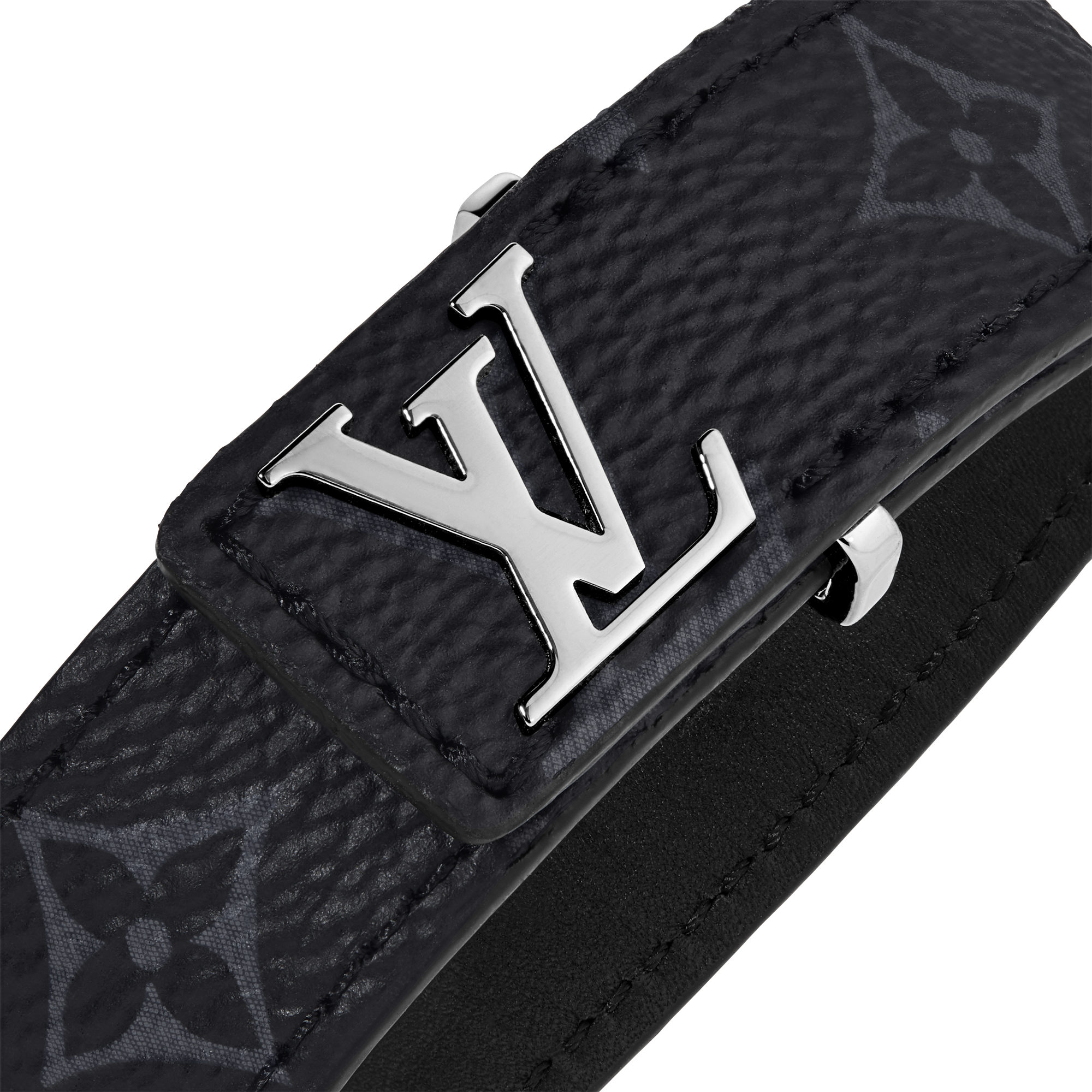 Vòng Tay LV Slim Monogram Eclipse in Đồ Nam