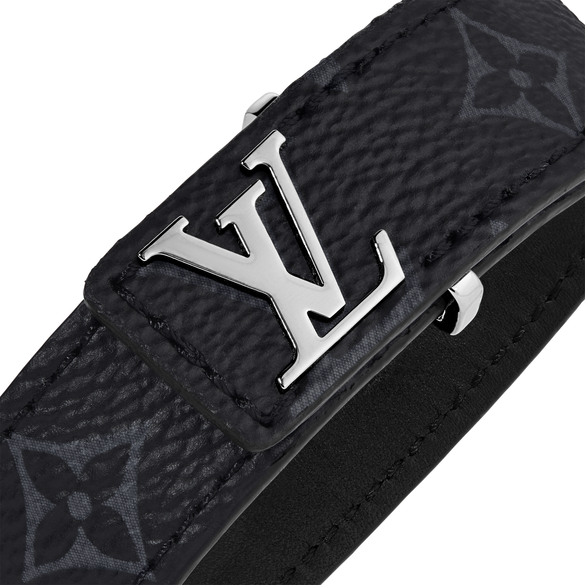 Vòng Tay LV Slim Monogram Eclipse in Đồ Nam