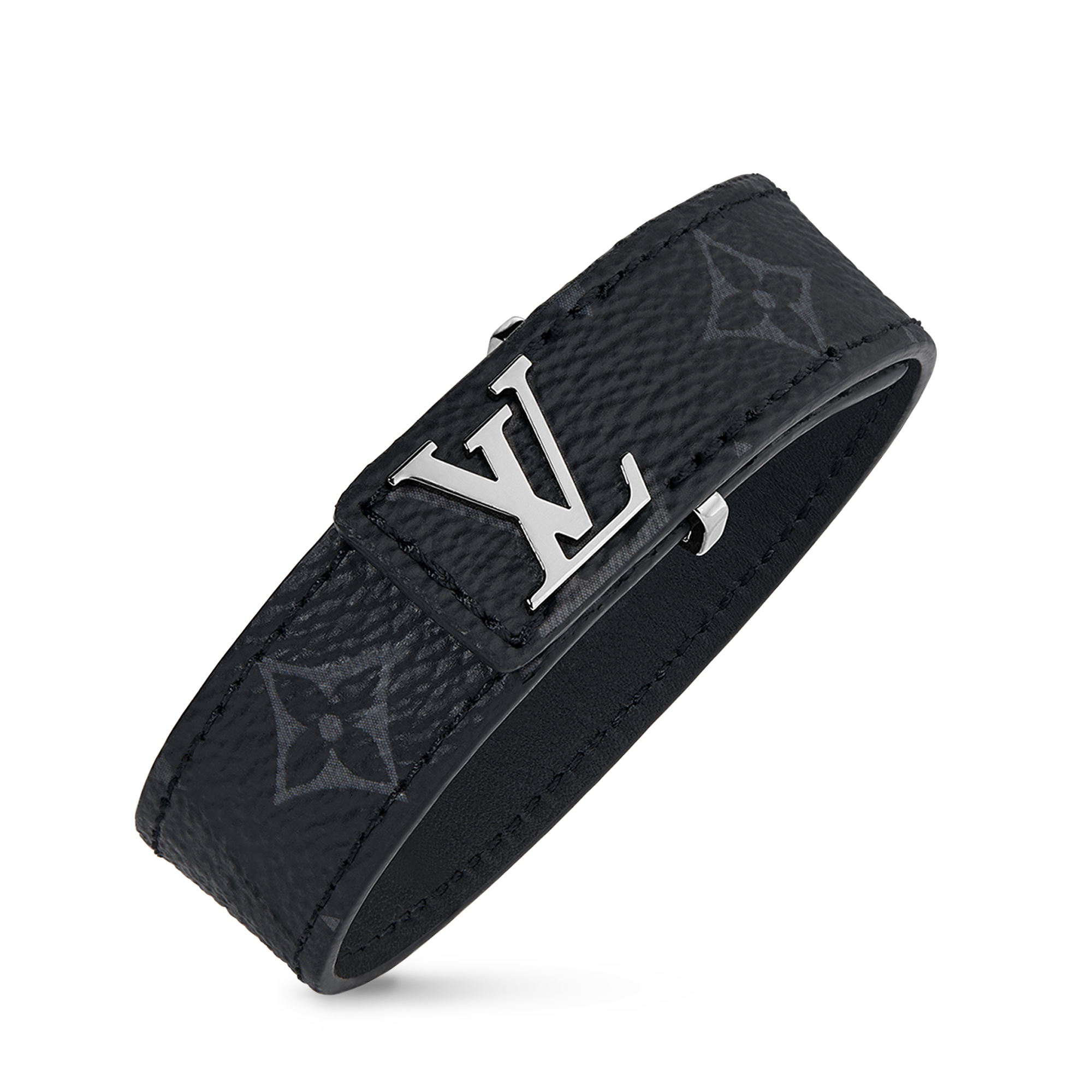 Vòng Tay LV Slim Monogram Eclipse in Đồ Nam