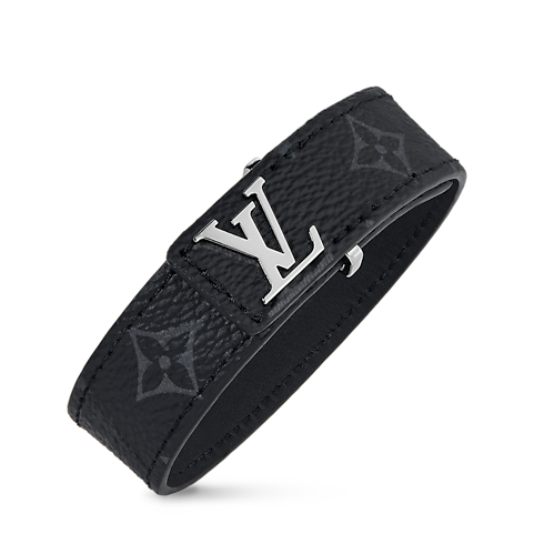 Vòng Tay LV Slim Monogram Eclipse in Sản phẩm mới's Ramadan Ramadan Selection for Him collections by Louis Vuitton (Thu phóng sản phẩm)