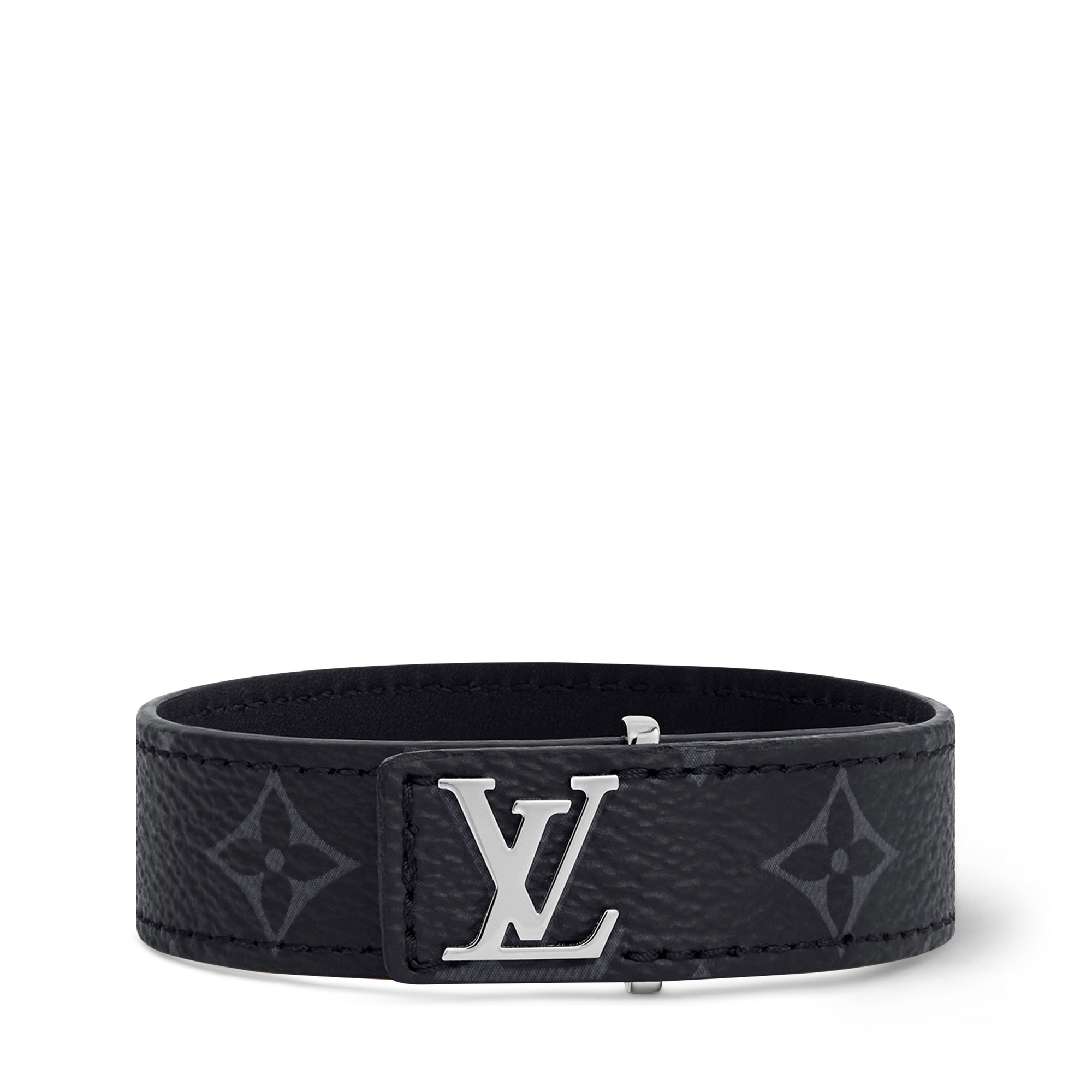 Vòng Tay LV Slim Monogram Eclipse in Đồ Nam