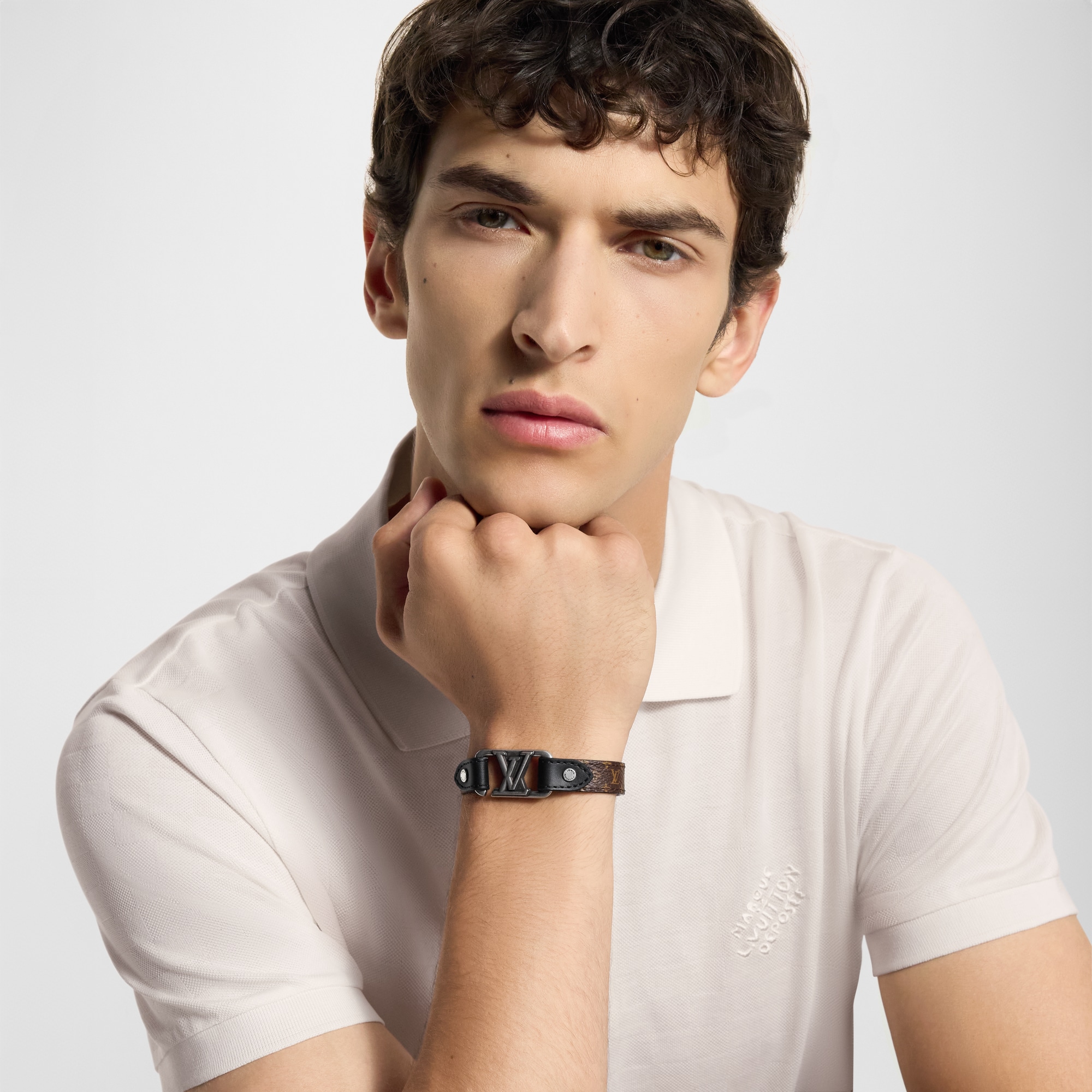 LV Slim Dimension Reversible Bracelet  in Đồ Nam