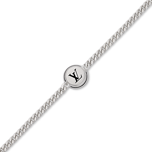 Vòng Tay LV Spike Medal . in Đồ Nam's Sản phẩm mới } collections by Louis Vuitton (Thu phóng sản phẩm)