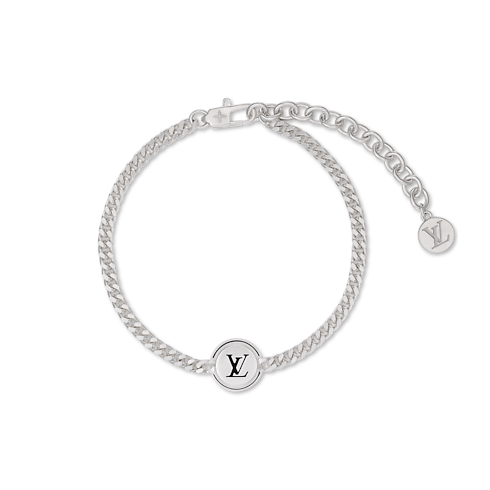 Vòng Tay LV Spike Medal . in Đồ Nam's Sản phẩm mới } collections by Louis Vuitton (Thu phóng sản phẩm)