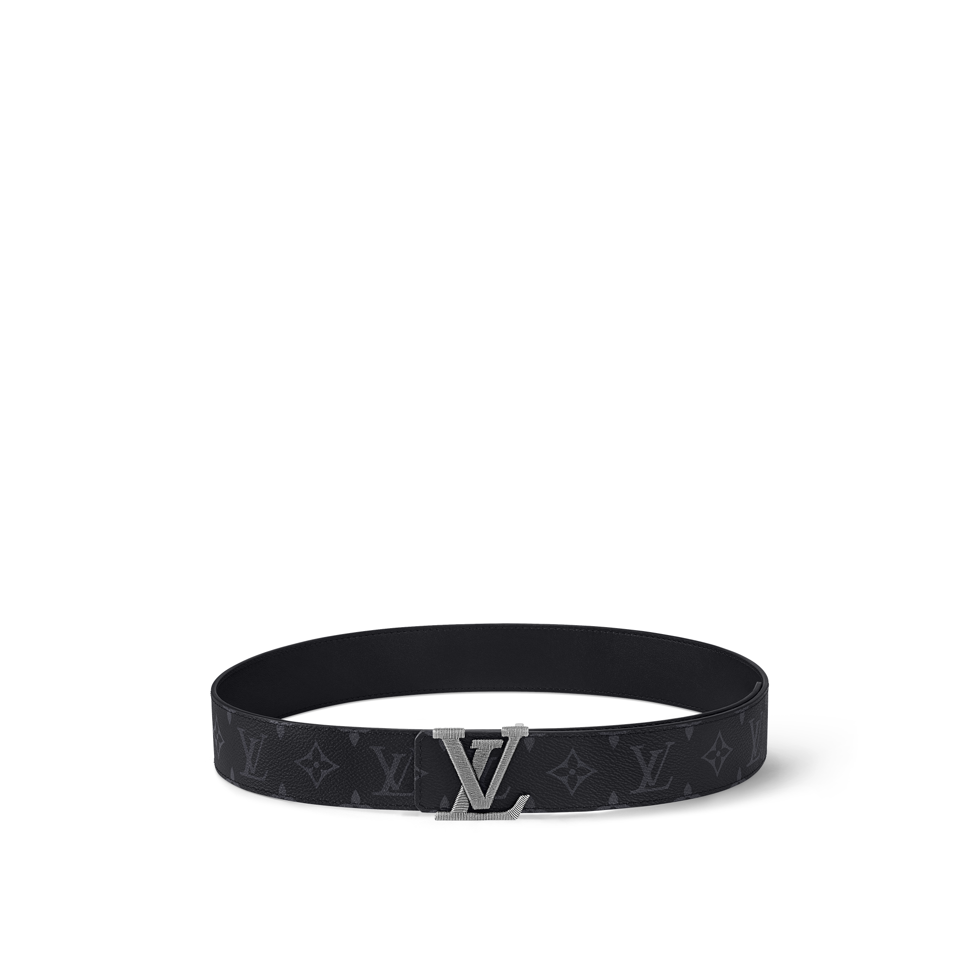 Thắt Lưng Hai Mặt LV Stitch 40MM Monogram Eclipse in Đồ Nam