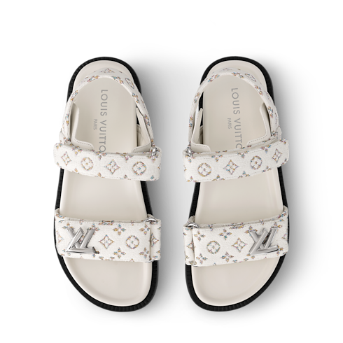 Xăng-đan LV Sunset Flat Comfort in Đồ Nữ's Giày Xăng-đan và Giày đế cói collections by Louis Vuitton (Thu phóng sản phẩm)