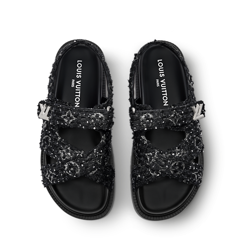 Xăng-đan LV Sunset Flat Comfort in Đồ Nữ's Giày Xăng-đan và Giày đế cói collections by Louis Vuitton (Thu phóng sản phẩm)