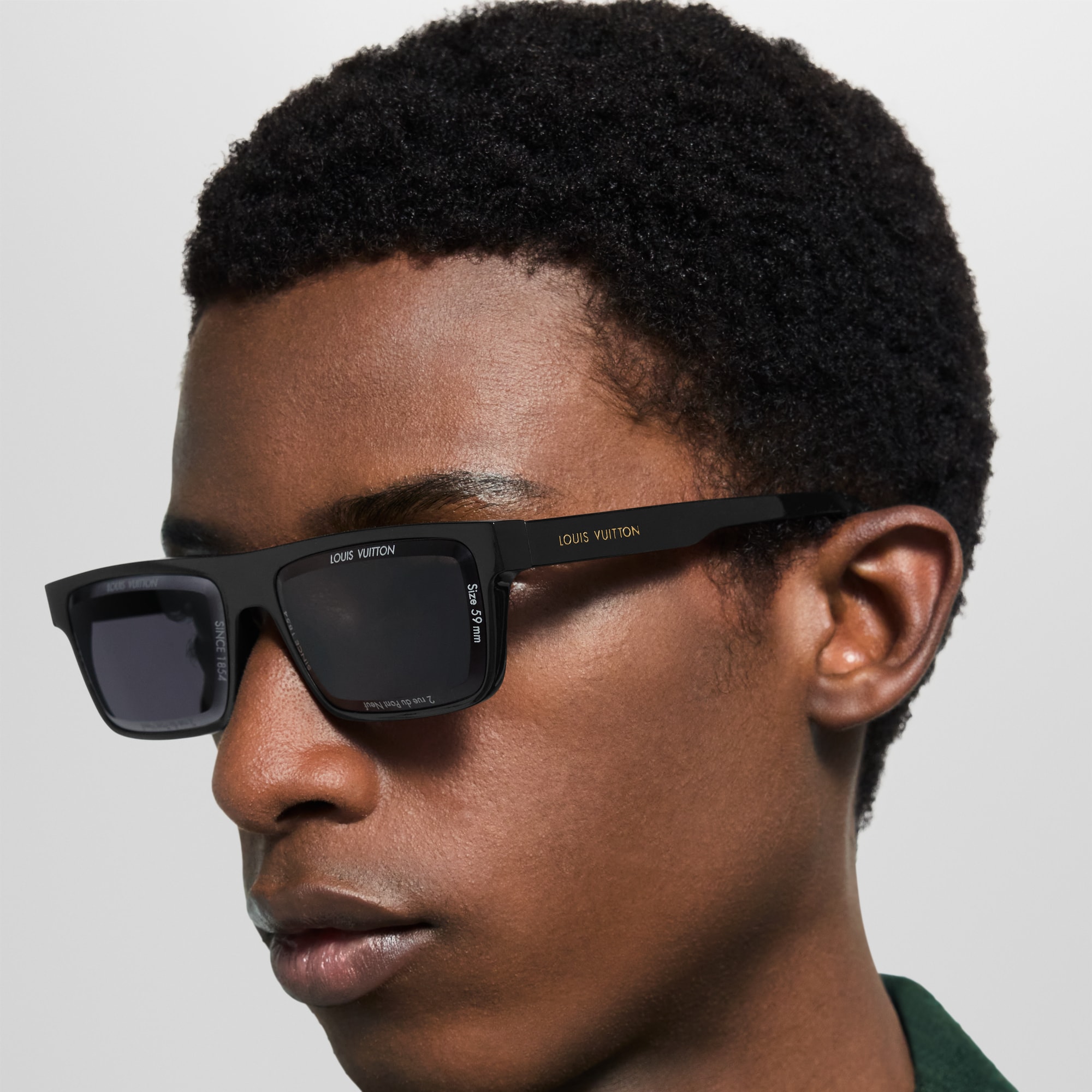 Mắt Kính Dáng Vuông LV Super Vision . in Đồ Nam