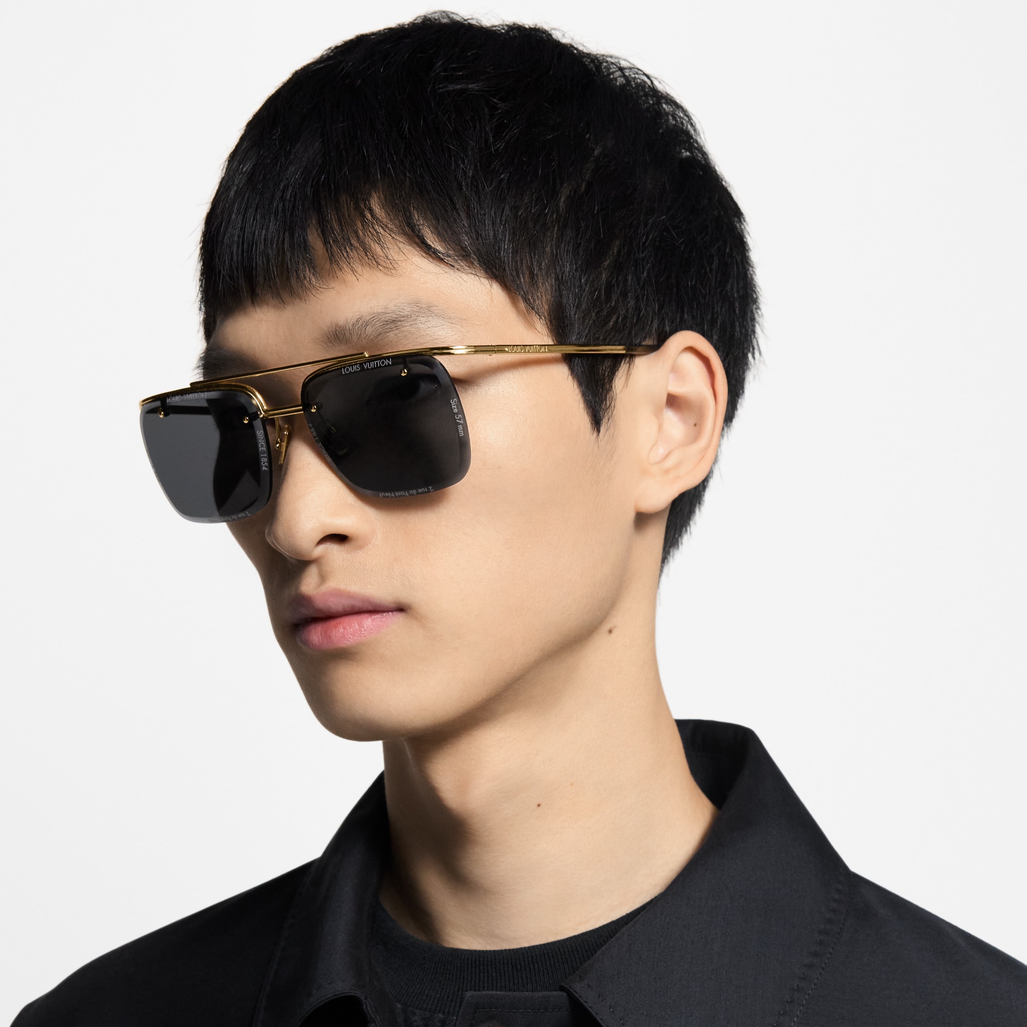 Mắt Kính Dáng Vuông LV Super Vision - Cỡ Lớn . in Đồ Nam