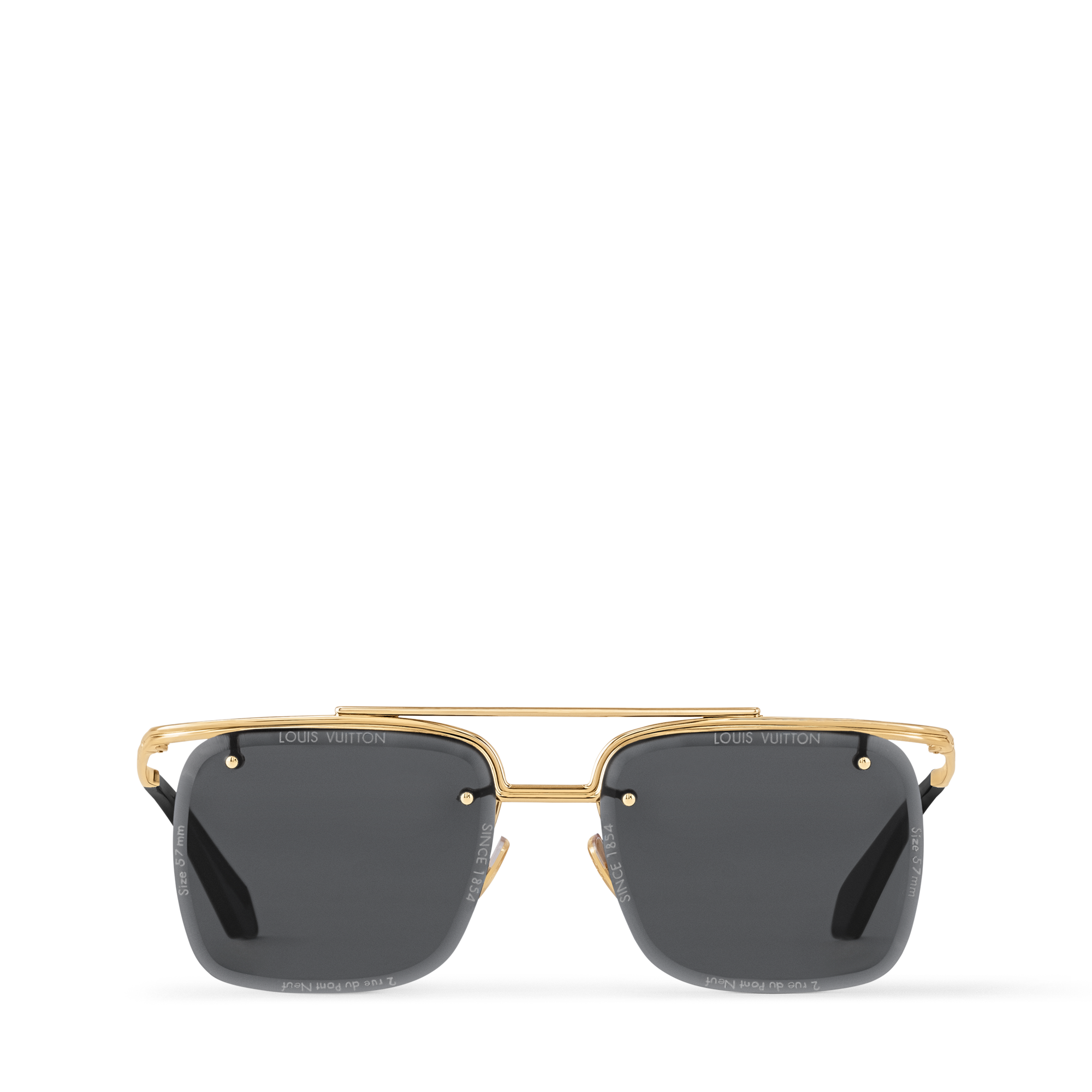 Mắt Kính Dáng Vuông LV Super Vision - Cỡ Lớn . in Đồ Nam
