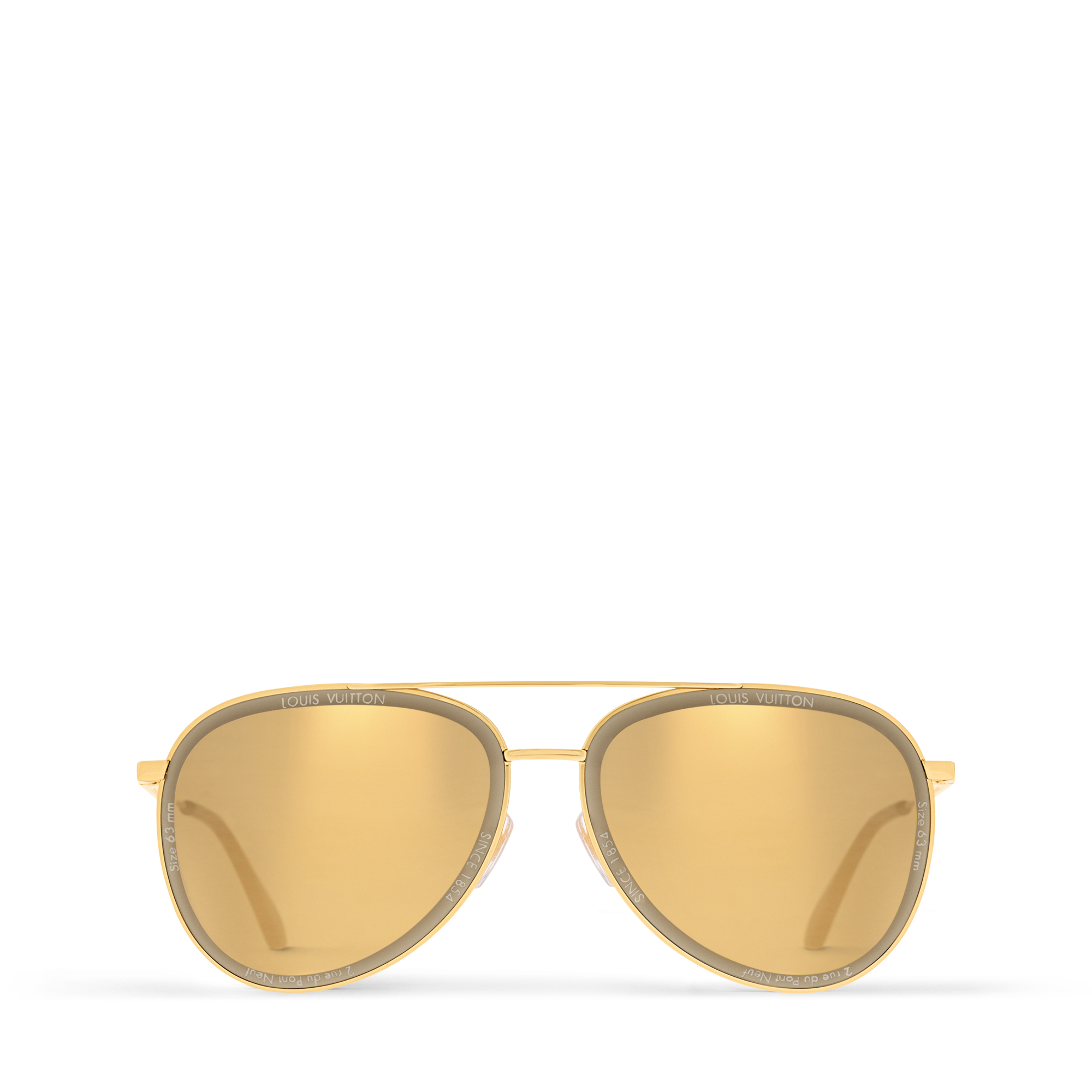 Mắt Kính LV Super Vision Metal Pilot . in Đồ Nam