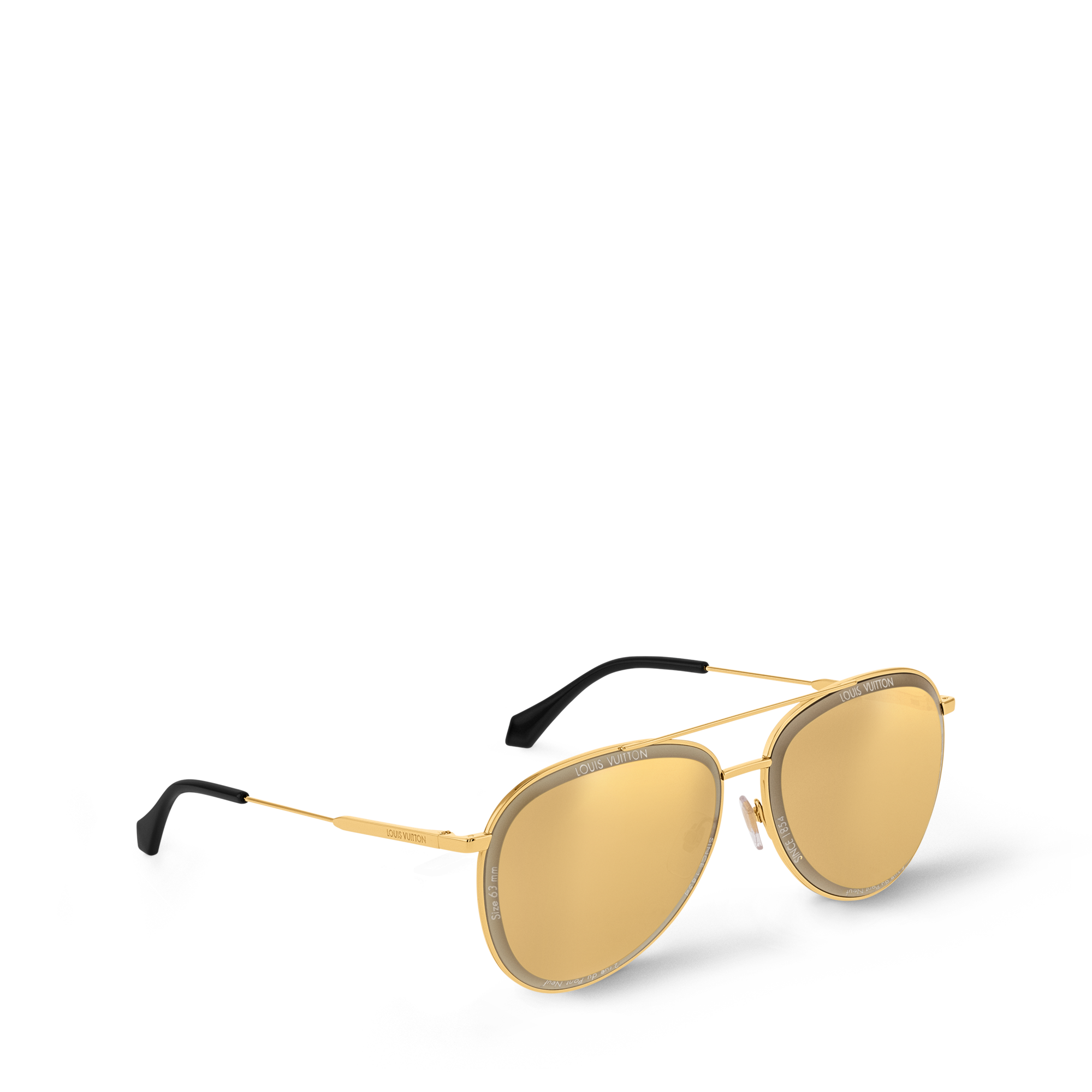 Mắt Kính LV Super Vision Metal Pilot . in Đồ Nam