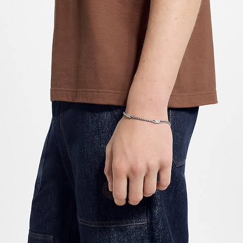 Vòng Tay LV Tailor Small Chain . in Đồ Nam's Trang sức thời trang Vòng tay collections by Louis Vuitton (Thu phóng sản phẩm)