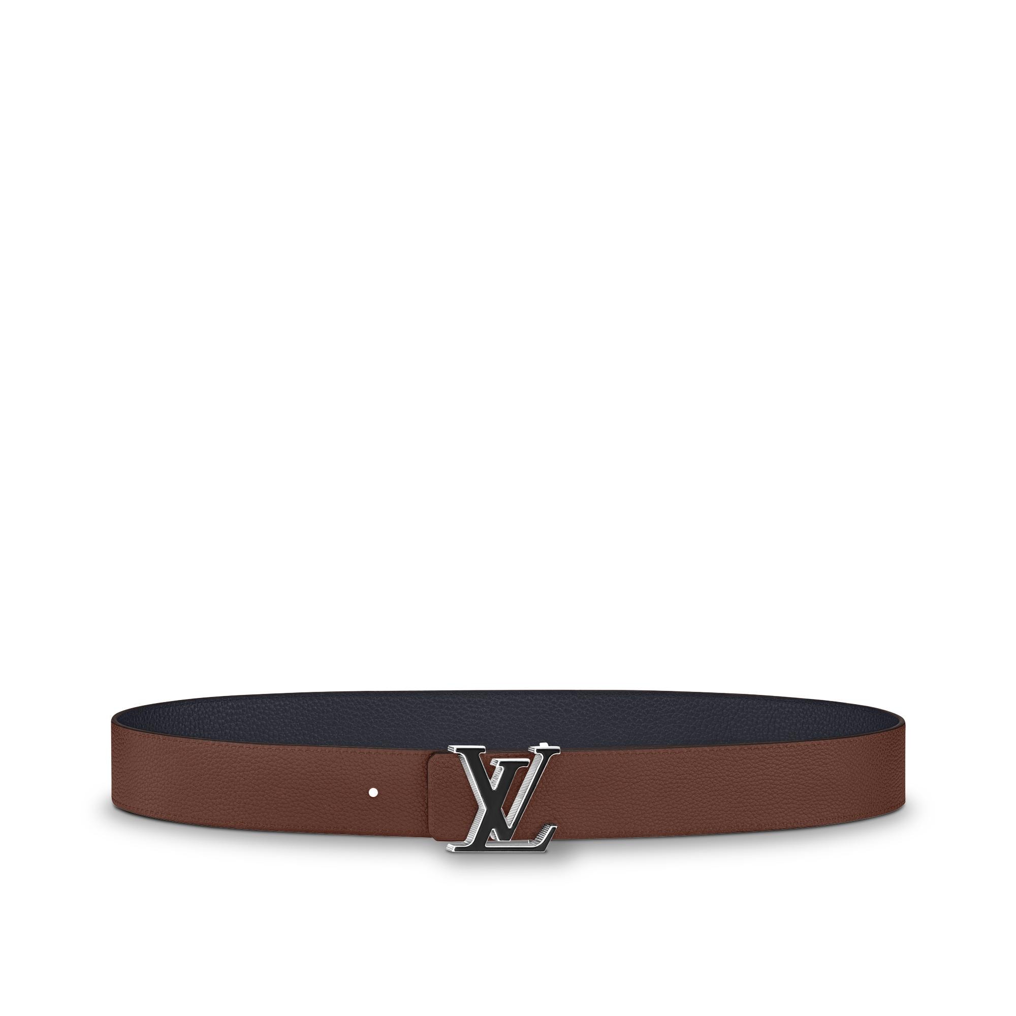 Thắt Lưng Hai Mặt LV Tilt 40MM Da Taurillon in Đồ Nam