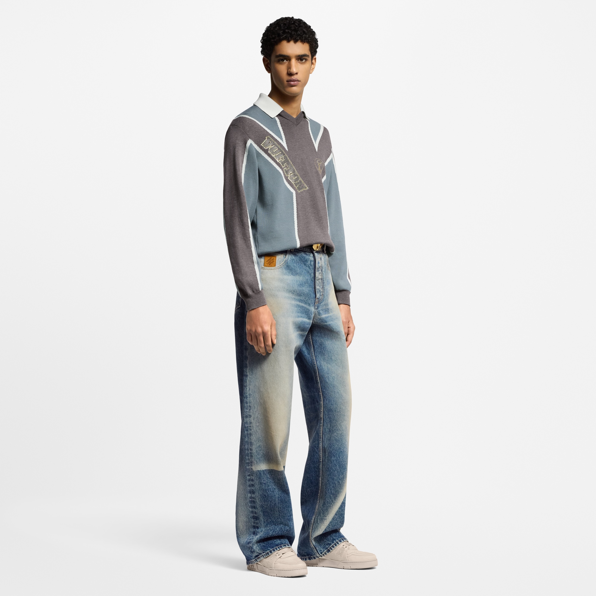 Giày Thể Thao LV Trainer Distressed  in Đồ Nam