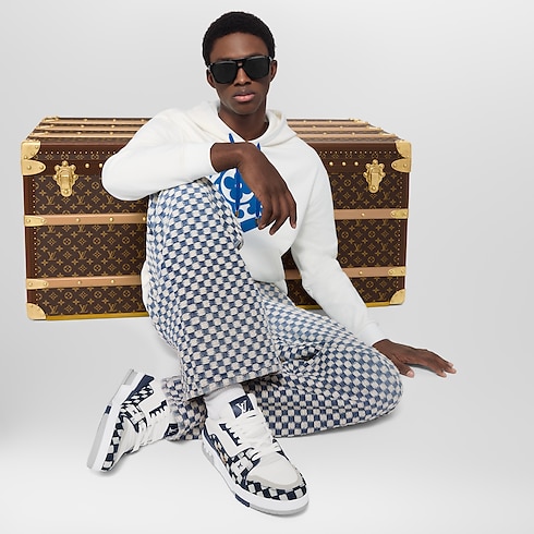 Giày Thể Thao LV Trainer in Đồ Nam's Giày Giày thể thao collections by Louis Vuitton (Thu phóng sản phẩm)