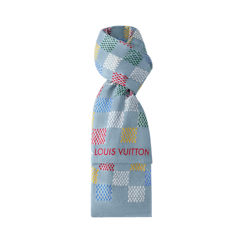 Khăn Choàng LV Vers Damier . in Đồ Nam's Phụ kiện Khăn quàng collections by Louis Vuitton (Thu phóng sản phẩm)