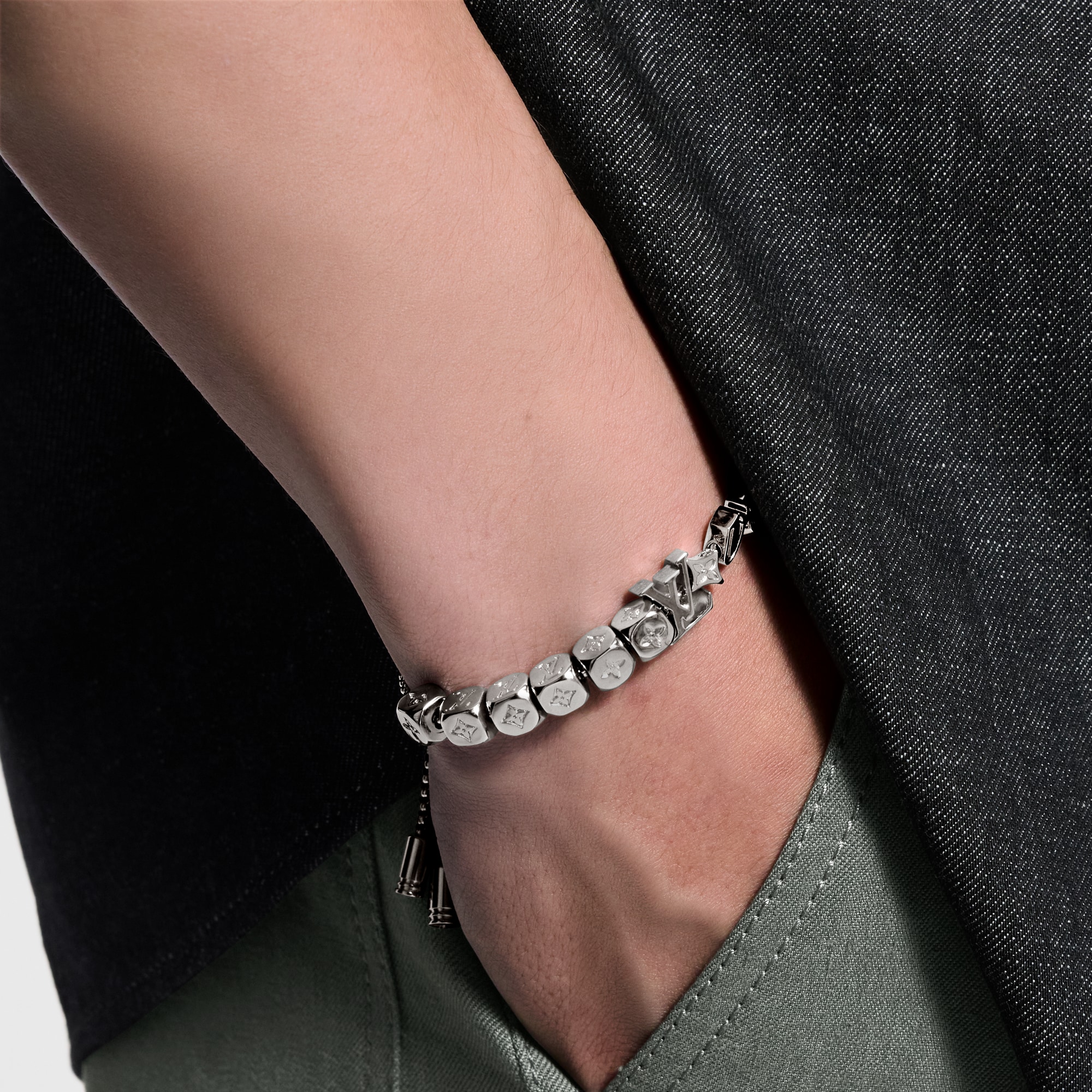 Vòng Tay LV Vers Dice . in Đồ Nam