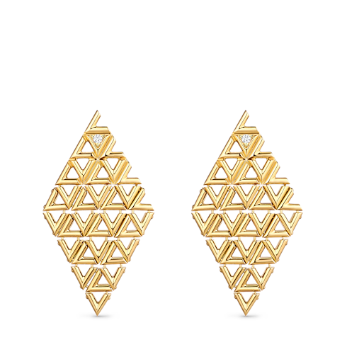 Khuyên Tai LV Volt Mesh in Trang sức's Danh mục sản phẩm Tất cả Trang sức collections by Louis Vuitton (Thu phóng sản phẩm)