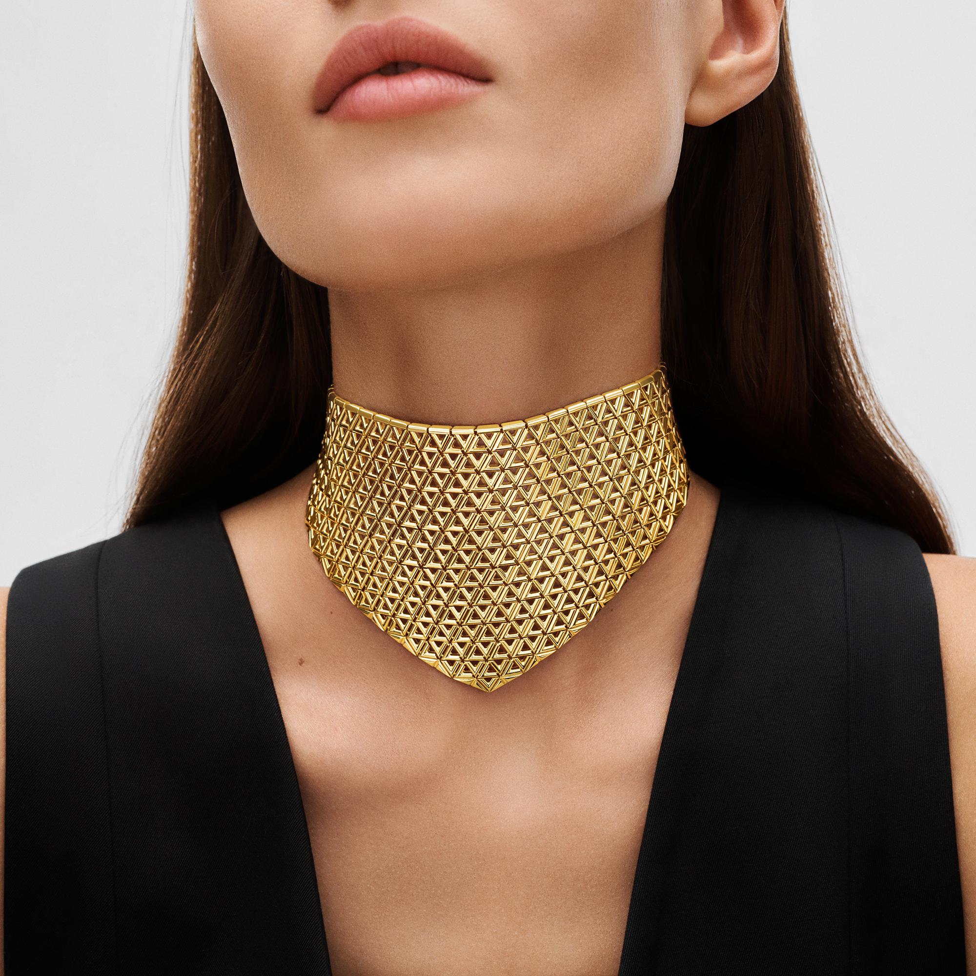 Vòng Cổ LV Volt Mesh  in Trang sức