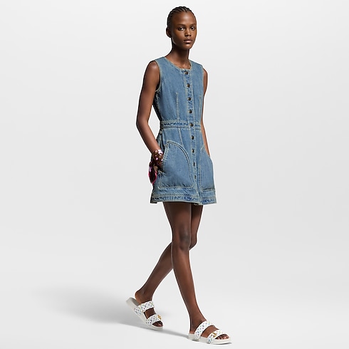 Dép Bom Dia Flat Comfort Mule LV x TM in Đồ Nữ's Giày Dép collections by Louis Vuitton (Thu phóng sản phẩm)