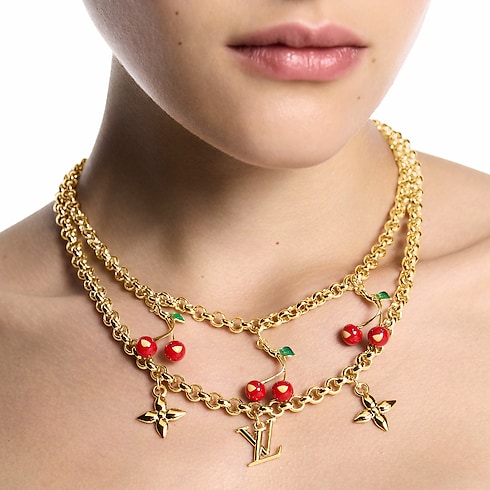 Vòng Cổ Cerise LV x TM . in Đồ Nữ's Trang sức thời trang Vòng cổ và Mặt dây chuyền collections by Louis Vuitton (Thu phóng sản phẩm)