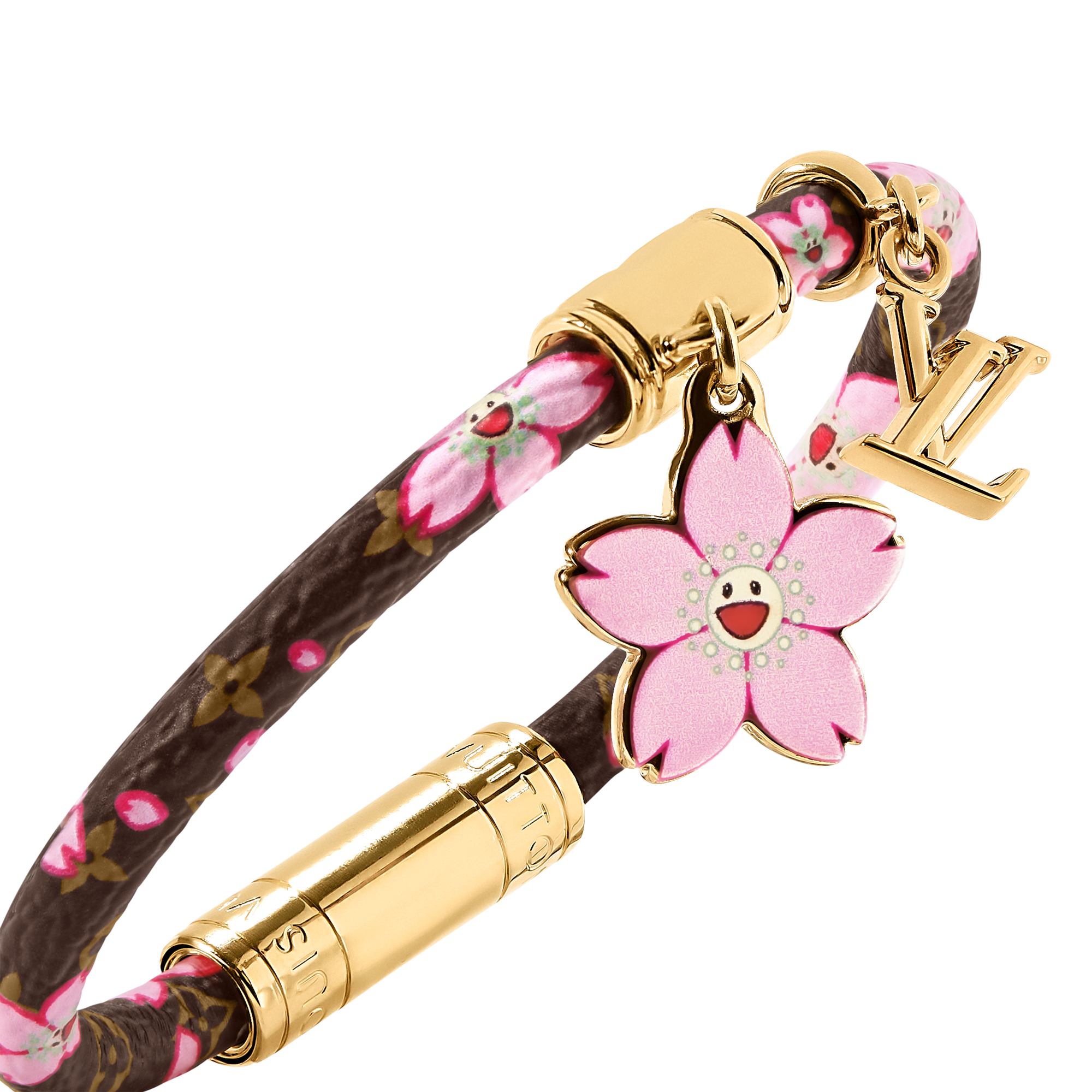 Vòng Tay Cherry Blossom LV x TM Các loại da khác in Đồ Nữ