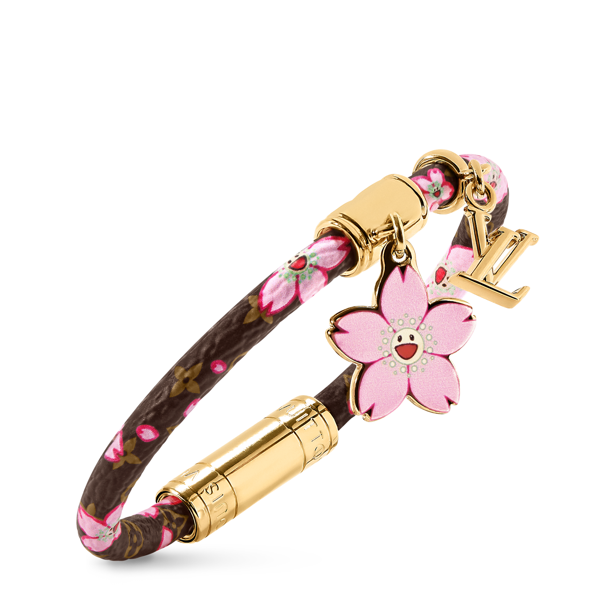 Vòng Tay Cherry Blossom LV x TM Các loại da khác in Đồ Nữ