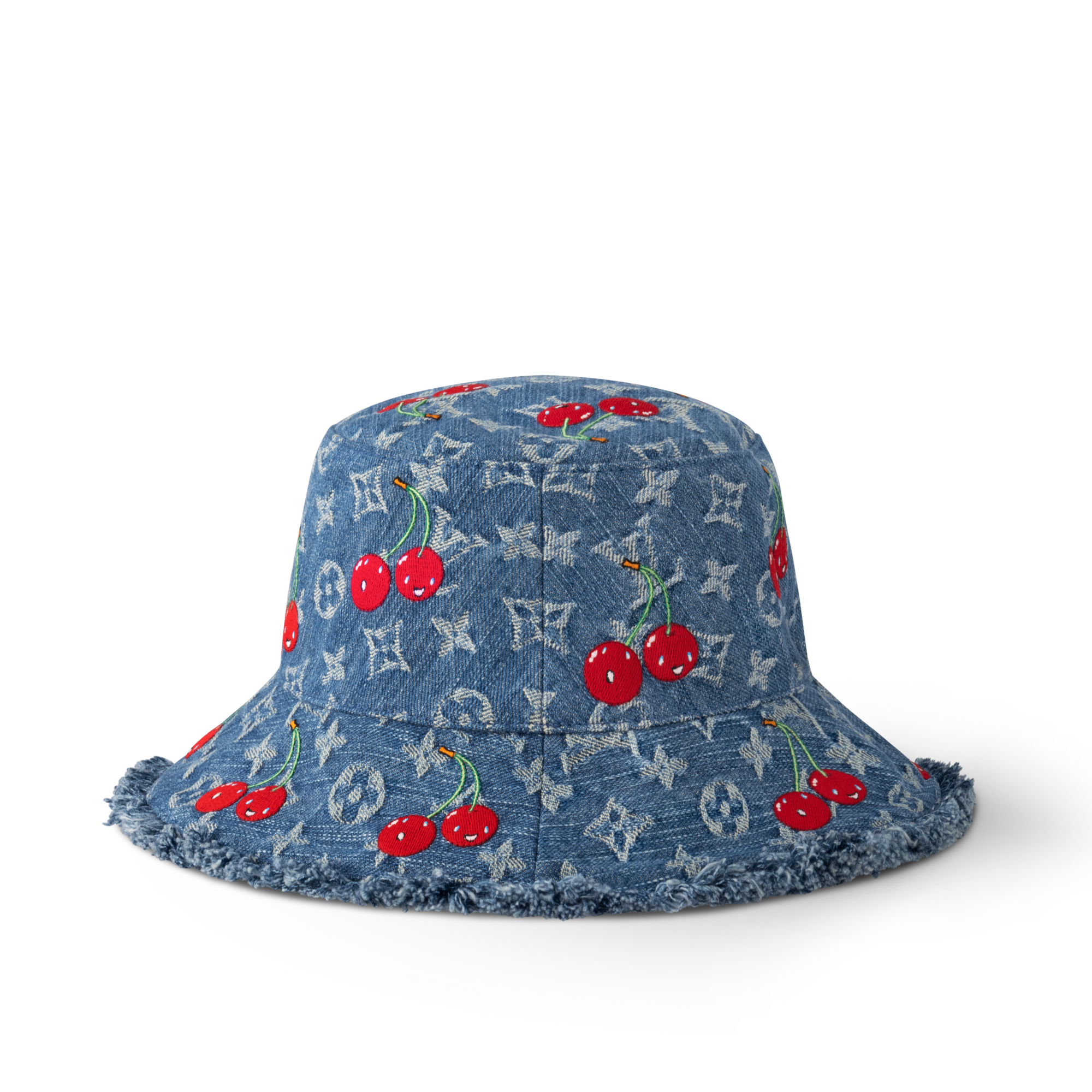 Mũ Denim Cerise Bucket LV x TM . in Đồ Nữ