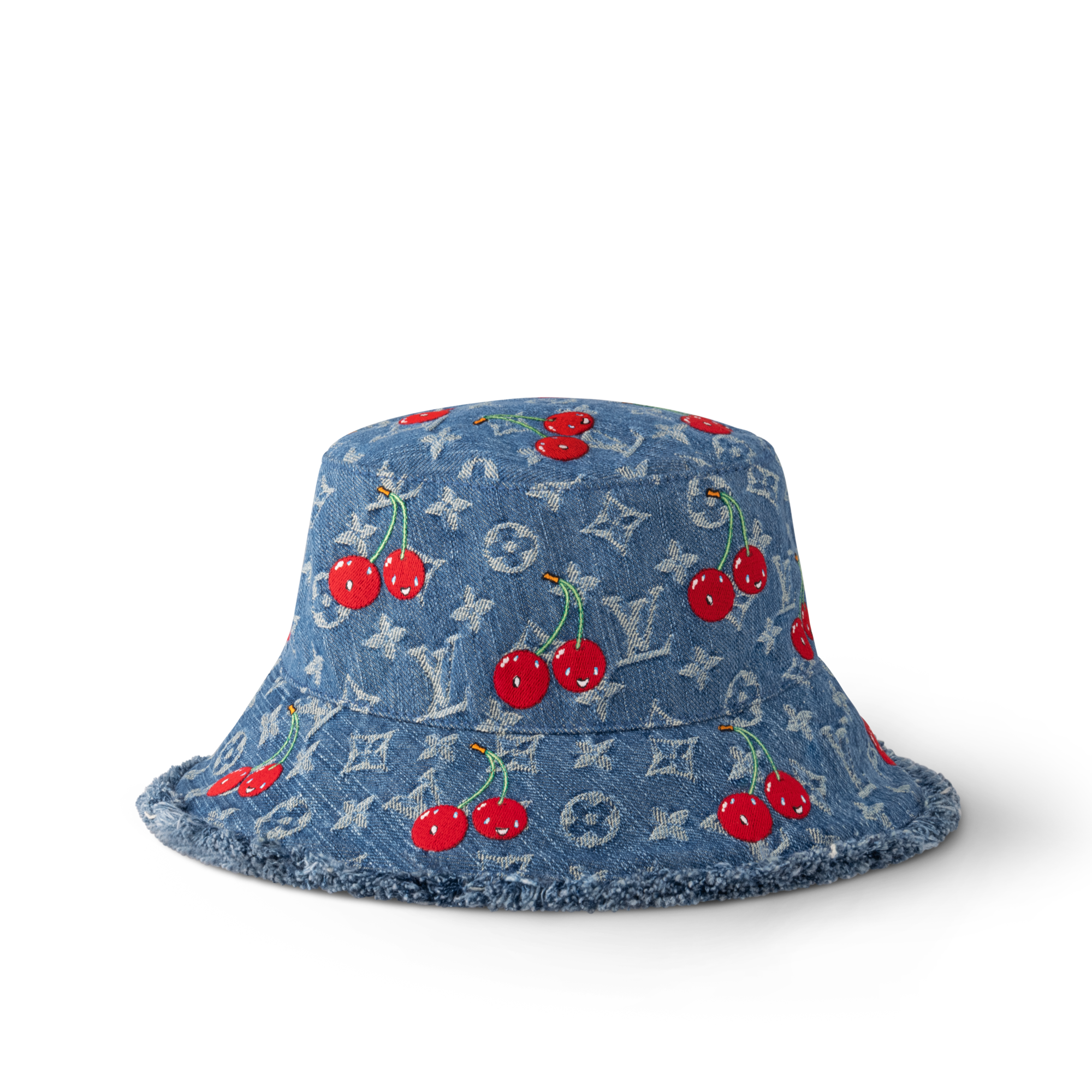 Mũ Denim Cerise Bucket LV x TM . in Đồ Nữ