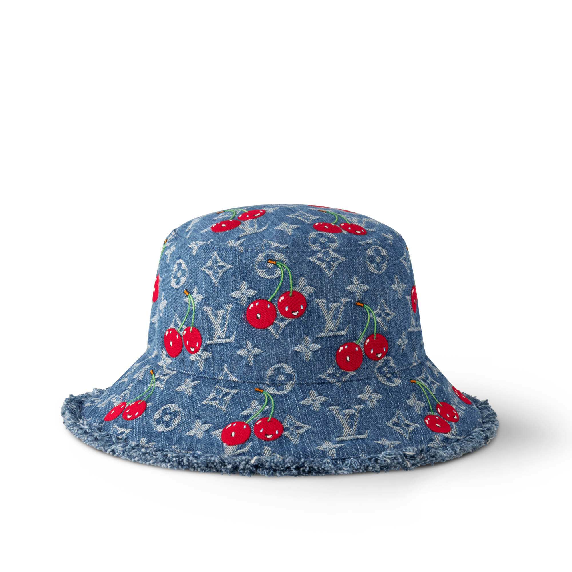 Mũ Denim Cerise Bucket LV x TM . in Đồ Nữ