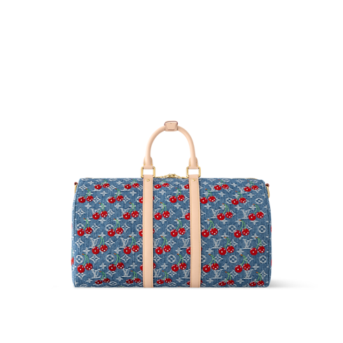Túi Keepall Bandoulière 45 LV x TM Monogram Denim in Đồ Nữ's Du lịch Tất cả Vali và Phụ kiện du lịch collections by Louis Vuitton (Thu phóng sản phẩm)