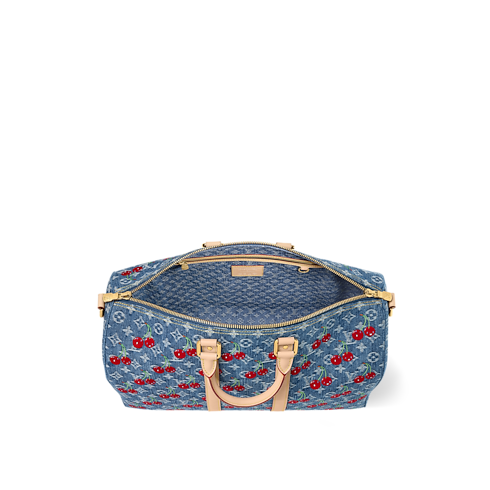 Túi Keepall Bandoulière 45 LV x TM Monogram Denim in Đồ Nữ's Du lịch Tất cả Vali và Phụ kiện du lịch collections by Louis Vuitton (Thu phóng sản phẩm)