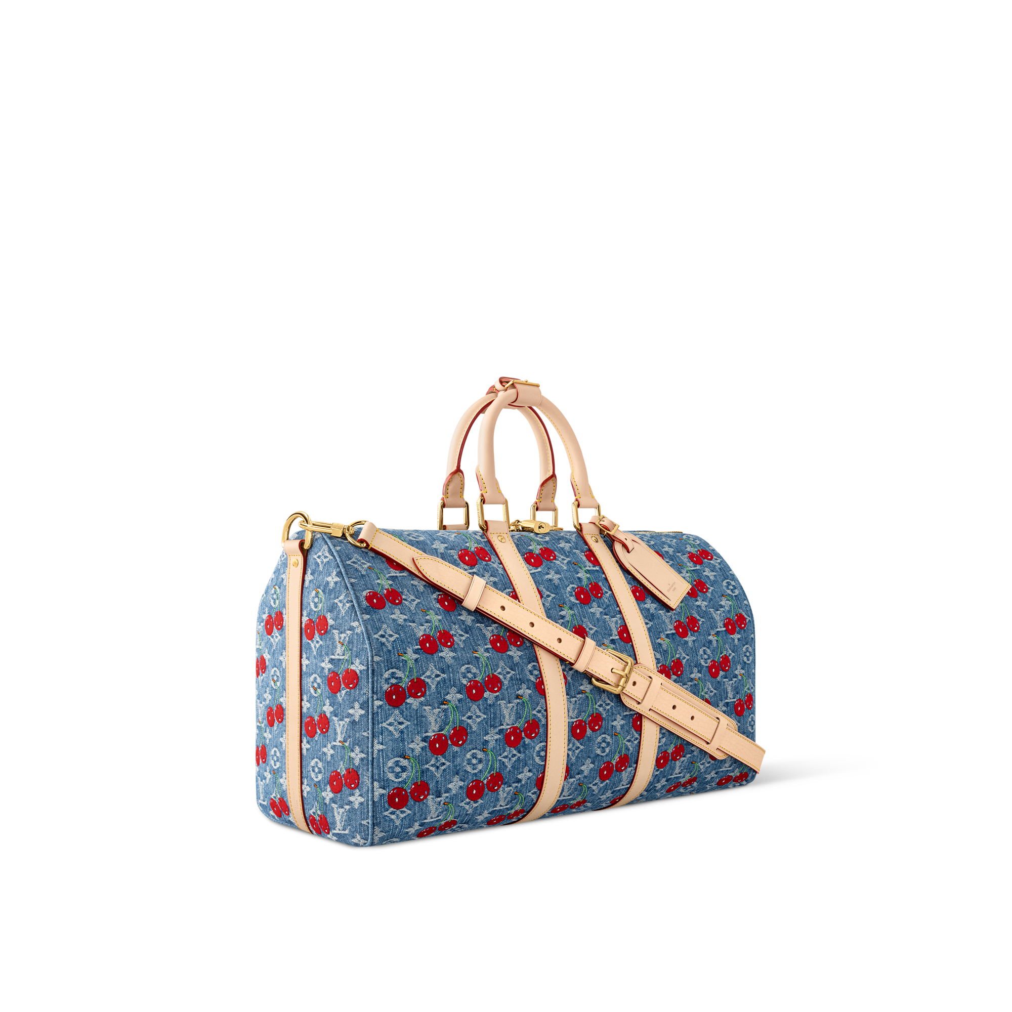 Túi Keepall Bandoulière 45 LV x TM Monogram Denim in Đồ Nữ