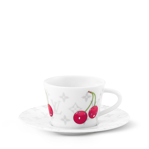 Bộ Tách Cà Phê Và Đĩa Lót LV x TM - 2 Bộ Monogram Cerises in Rương, Phụ kiện du lịch và Trang trí nội thất's Trang trí nội thất và Nghệ thuật không gian phòng ăn Nghệ thuật không gian phòng ăn collections by Louis Vuitton (Thu phóng sản phẩm)