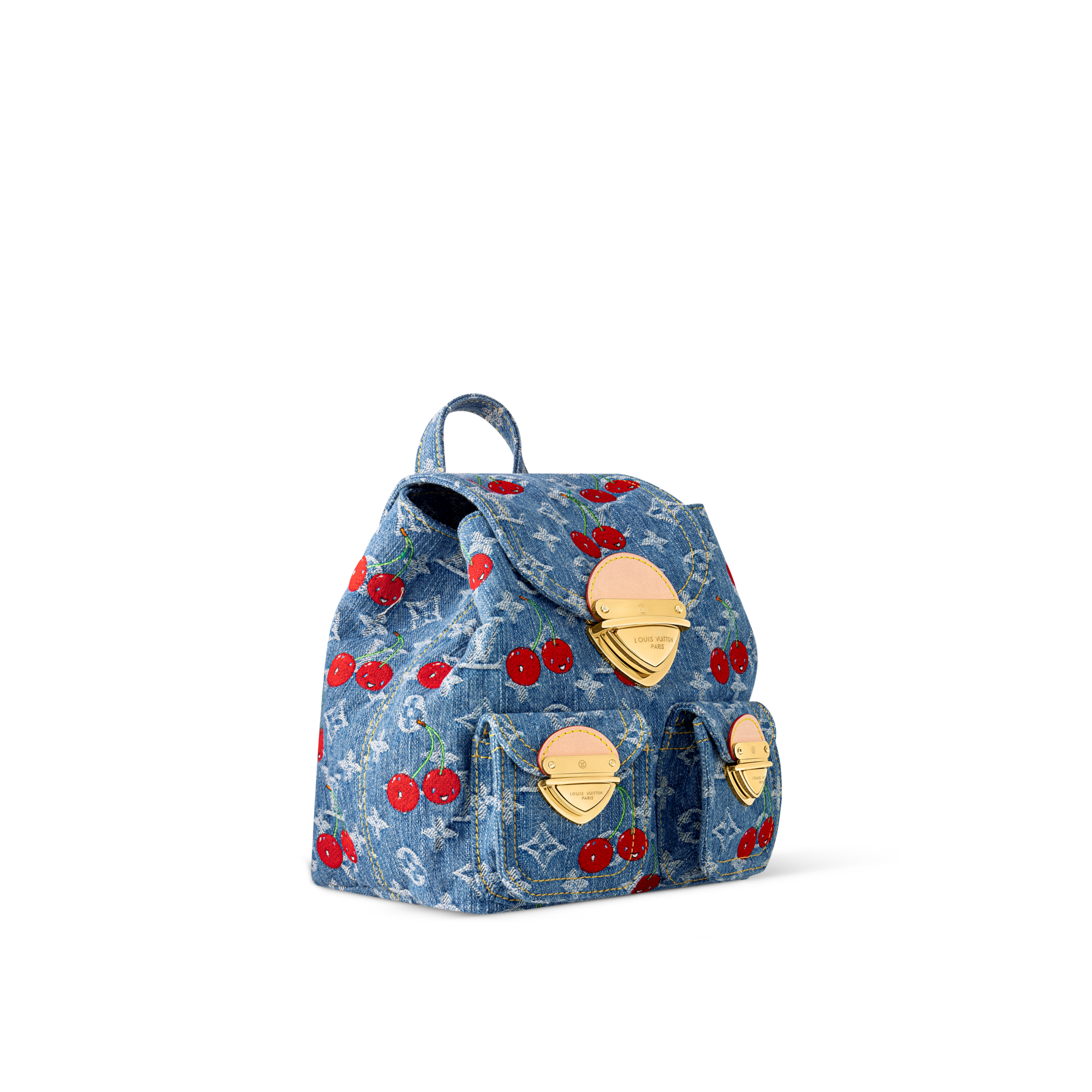 Ba Lô Venice NM LV x TM Monogram Denim in Túi và Phụ kiện bằng da