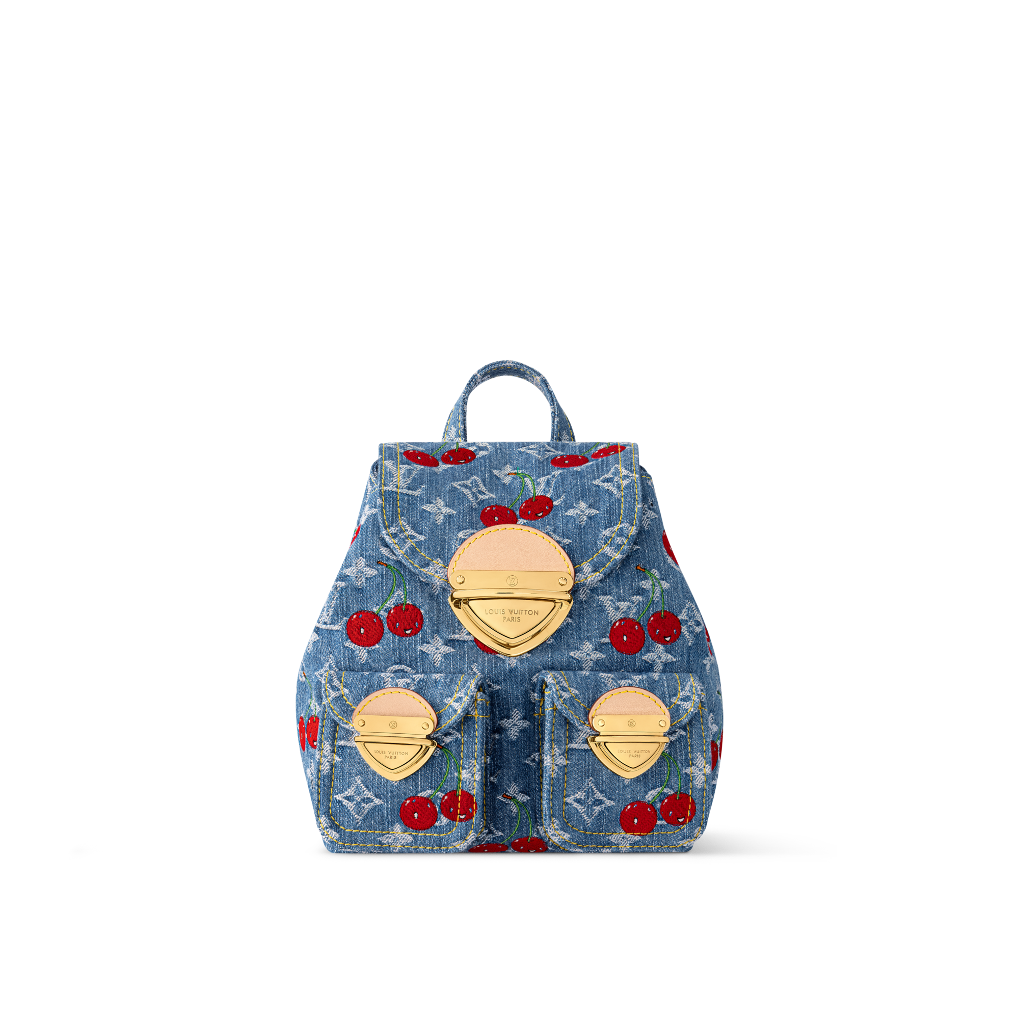 Ba Lô Venice NM LV x TM Monogram Denim in Túi và Phụ kiện bằng da