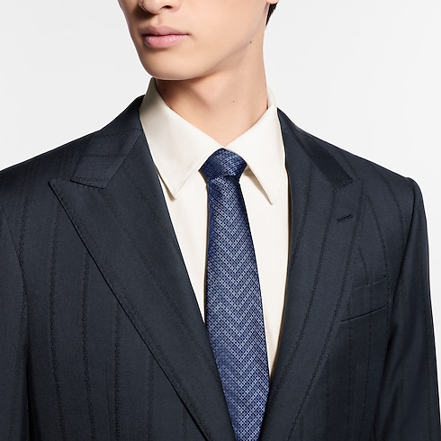 Cà Vạt LV Zigzag . in Đồ Nam's Phụ kiện Cà vạt và Khăn cài túi ngực collections by Louis Vuitton (Thu phóng sản phẩm)