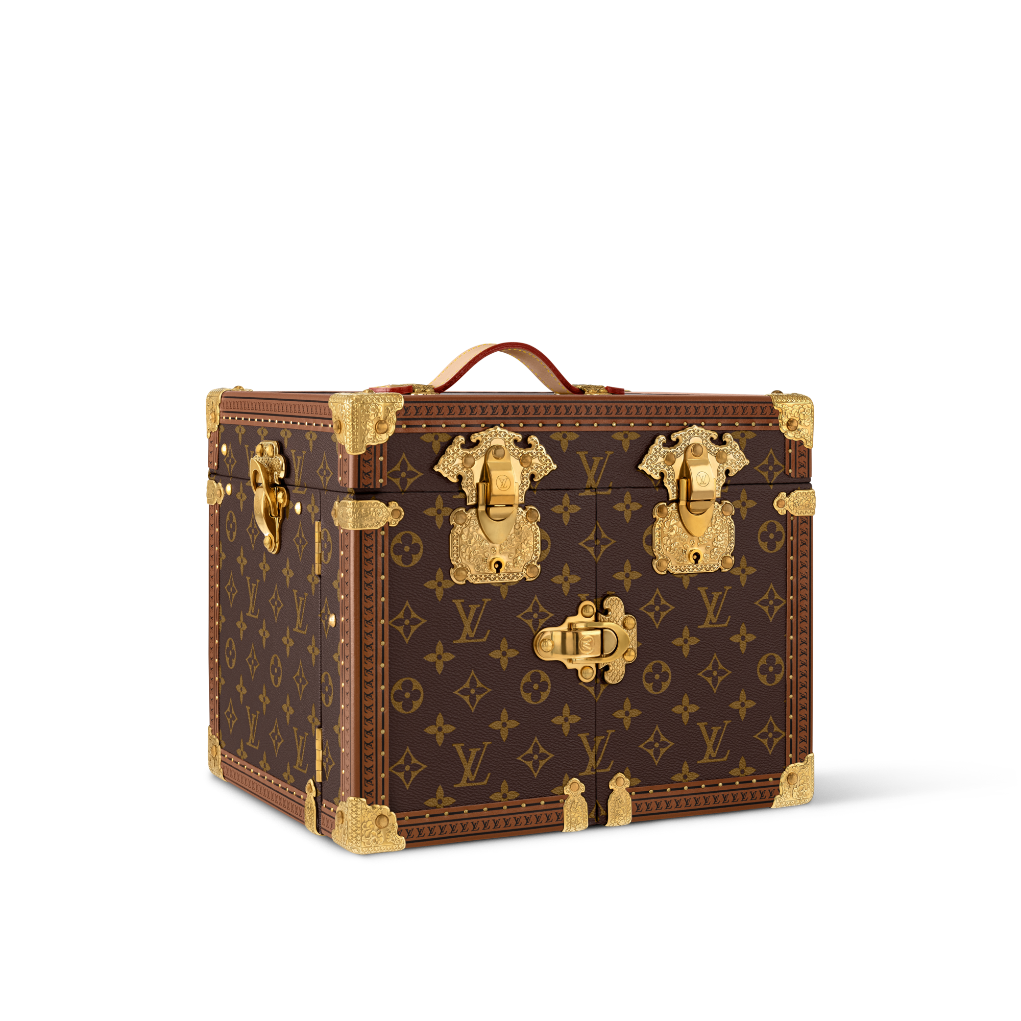 Rương Malle Cérémonie Matcha Monogram in Rương, Phụ kiện du lịch và Trang trí nội thất