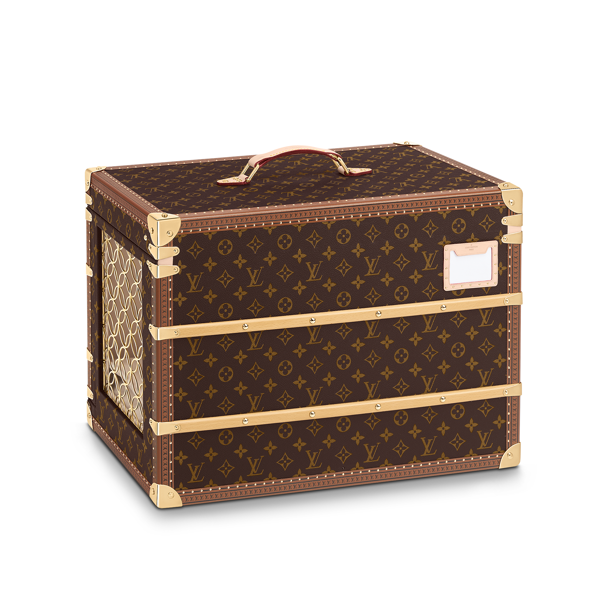 Rương Đựng Thú Cưng Malle Chien Monogram in Rương, Phụ kiện du lịch và Trang trí nội thất