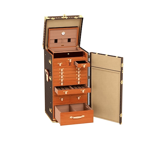Rương Cigar Monogram in Đồ Nam's Du lịch Make it yours collections by Louis Vuitton (Thu phóng sản phẩm)