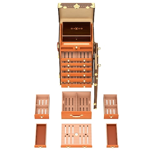 Rương Cigar Monogram in Đồ Nam's Du lịch Make it yours collections by Louis Vuitton (Thu phóng sản phẩm)