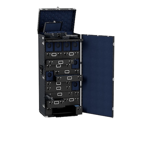 Rương Malle Horlogere Monogram Eclipse in Rương, Phụ kiện du lịch và Trang trí nội thất's Sản phẩm nổi bật Chiến dịch Art Of Living collections by Louis Vuitton (Thu phóng sản phẩm)