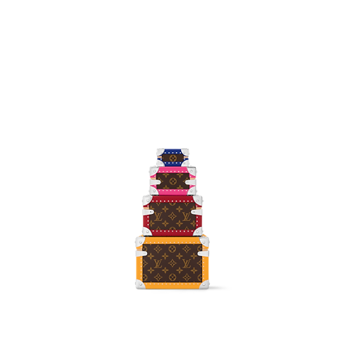 Bộ Rương Malle Pyramide Monogram Macassar in Rương, Phụ kiện du lịch và Trang trí nội thất's Rương & Hộp đựng Hộp đựng collections by Louis Vuitton (Thu phóng sản phẩm)