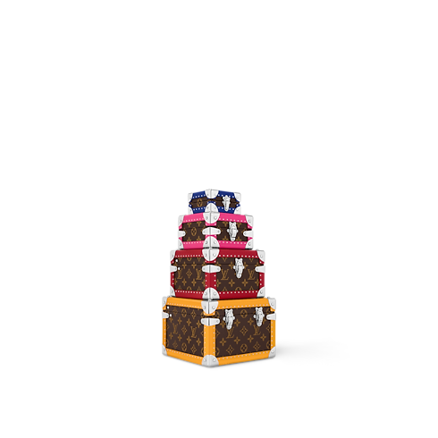 Bộ Rương Malle Pyramide Monogram Macassar in Rương, Phụ kiện du lịch và Trang trí nội thất's Rương & Hộp đựng Hộp đựng collections by Louis Vuitton (Thu phóng sản phẩm)