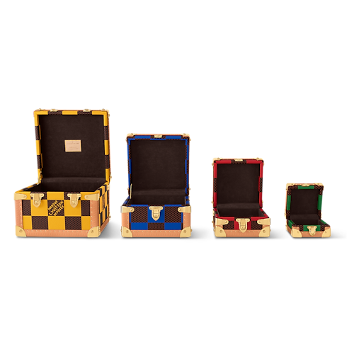 Rương Malle Pyramide Damier Damier Other in Les Extraordinaires's Rương Thiết kế theo mùa collections by Louis Vuitton (Thu phóng sản phẩm)